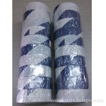 Blue-White Strip PVC Adhesive Warning Tape
